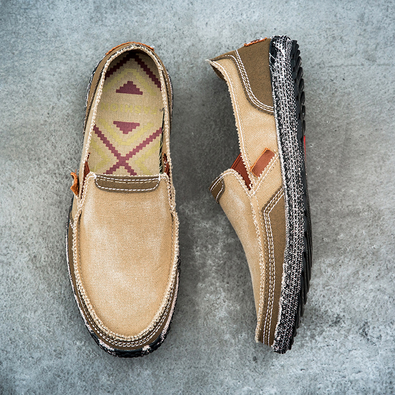 Fashion Breathable Canvas Shoe - Mens Fashion Denim 评论和价格