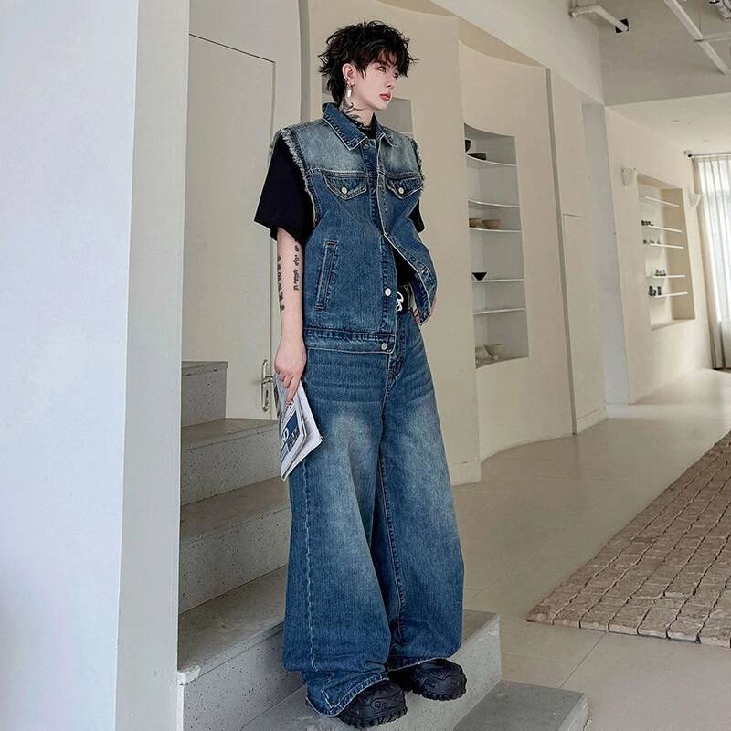 LUZHEN 2026 Summer Denim Two-p - Mens Fashion Denim 评论和价格