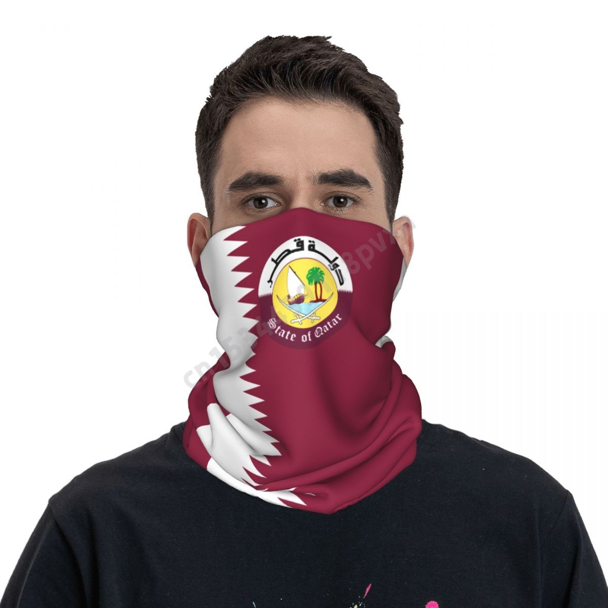 Qatar Flag Qatari National Nec - Men'S Fashion Qatar 评论和价格