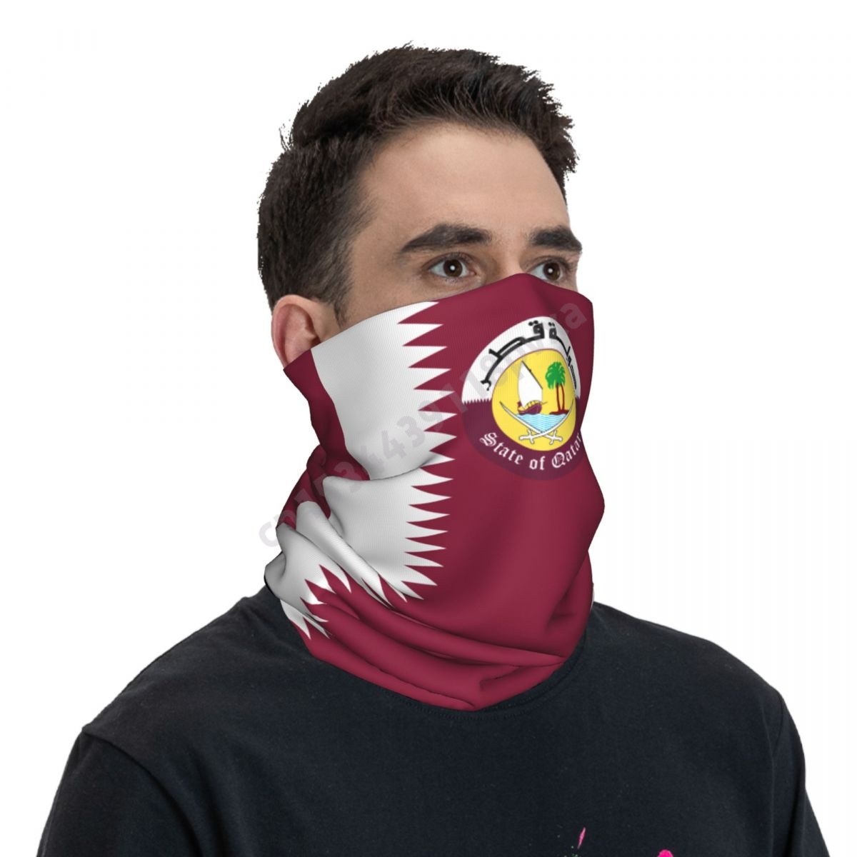 Qatar Flag Qatari National Nec - Men'S Fashion Qatar 评论和价格