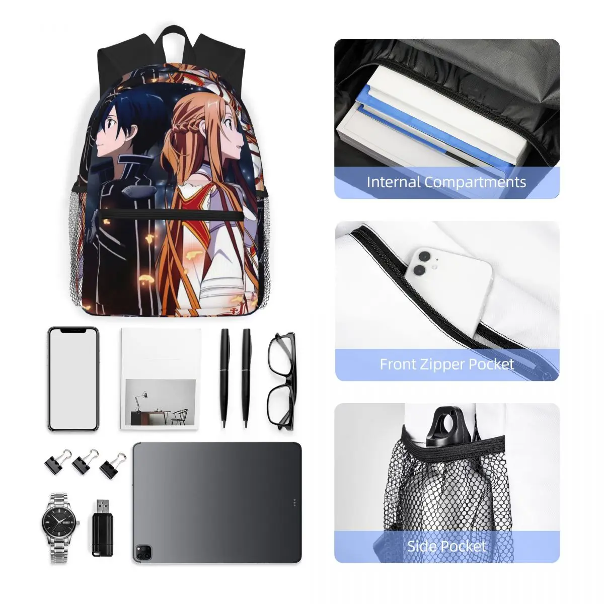 Sword Art Online Kirito And As - Men'S Fashion Online 评论和价格