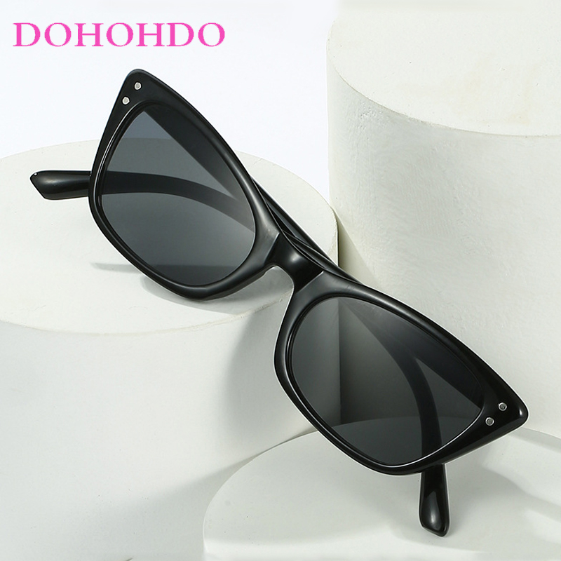 Vintage Small Cat Eye Sunglass - Men Fashion Photography 评论和价格