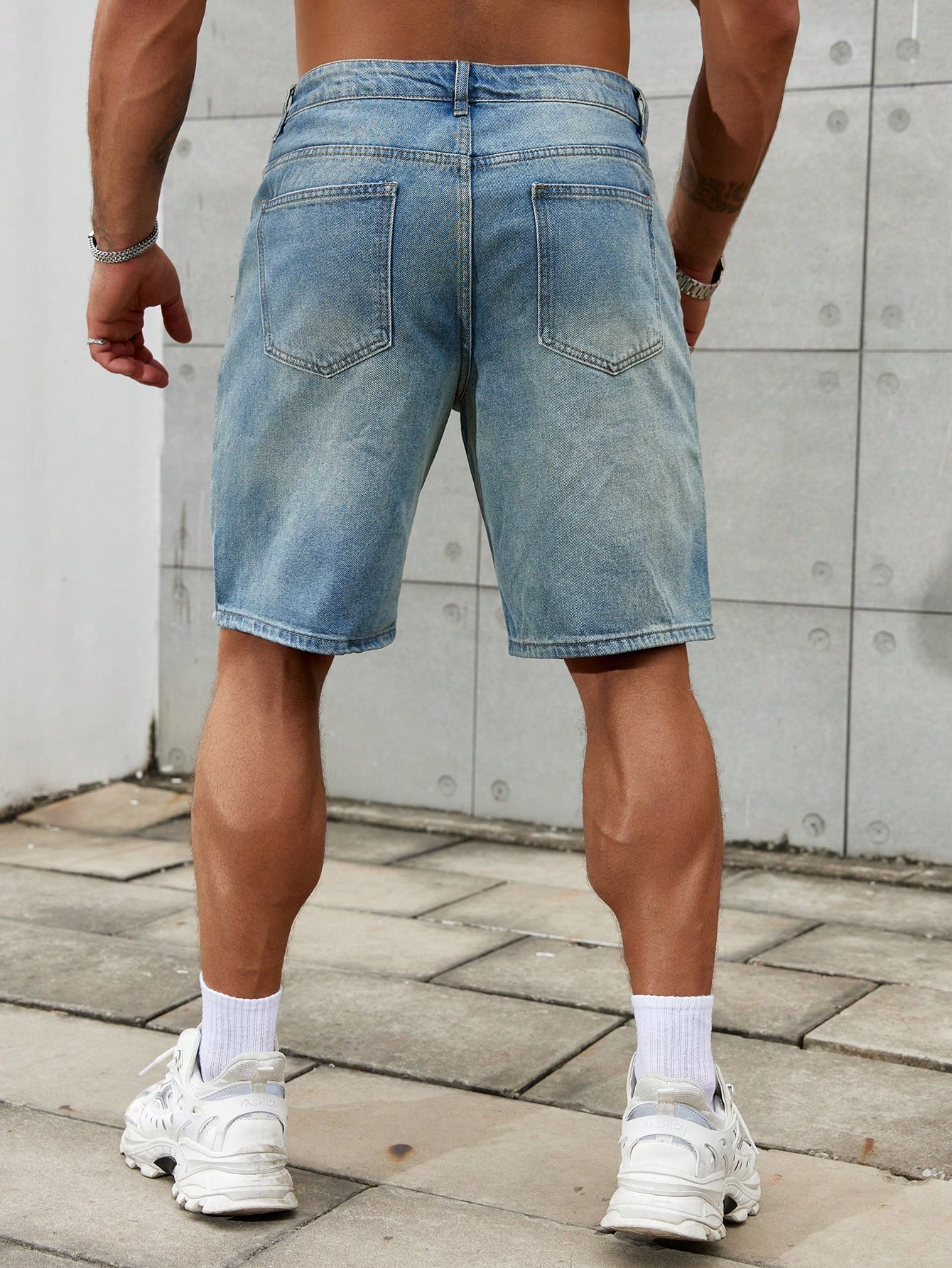 New Fashion Mens Ripped Short  - Mens Fashion Denim 评论和价格