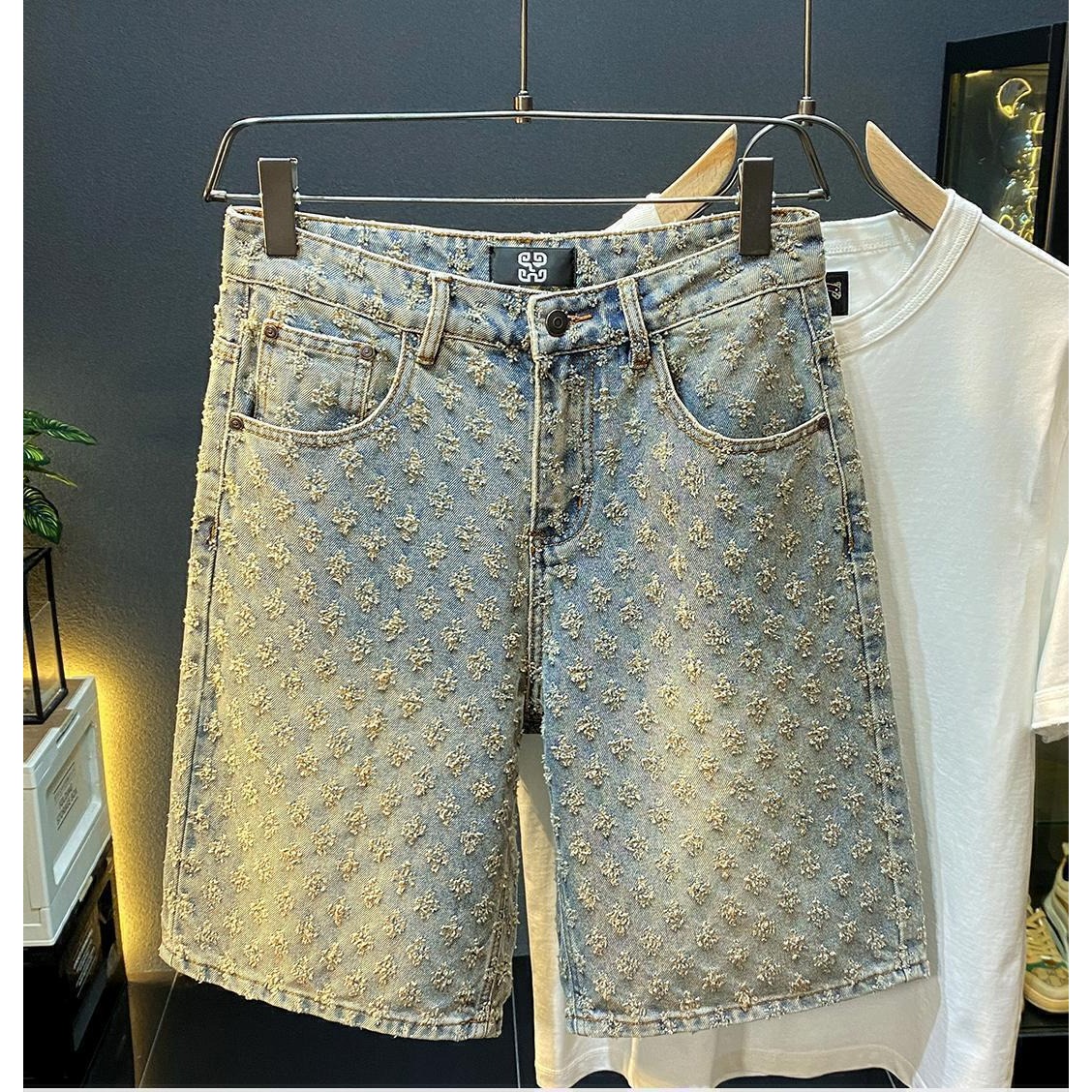 Summer High Street Denim Short - Men'S Fashion Jeans 评论和价格