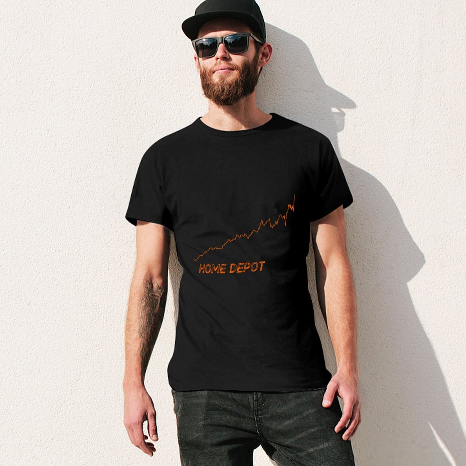 Home Depot Graph T-Shirt Summe - Men'S Fashion Depot 评论和价格
