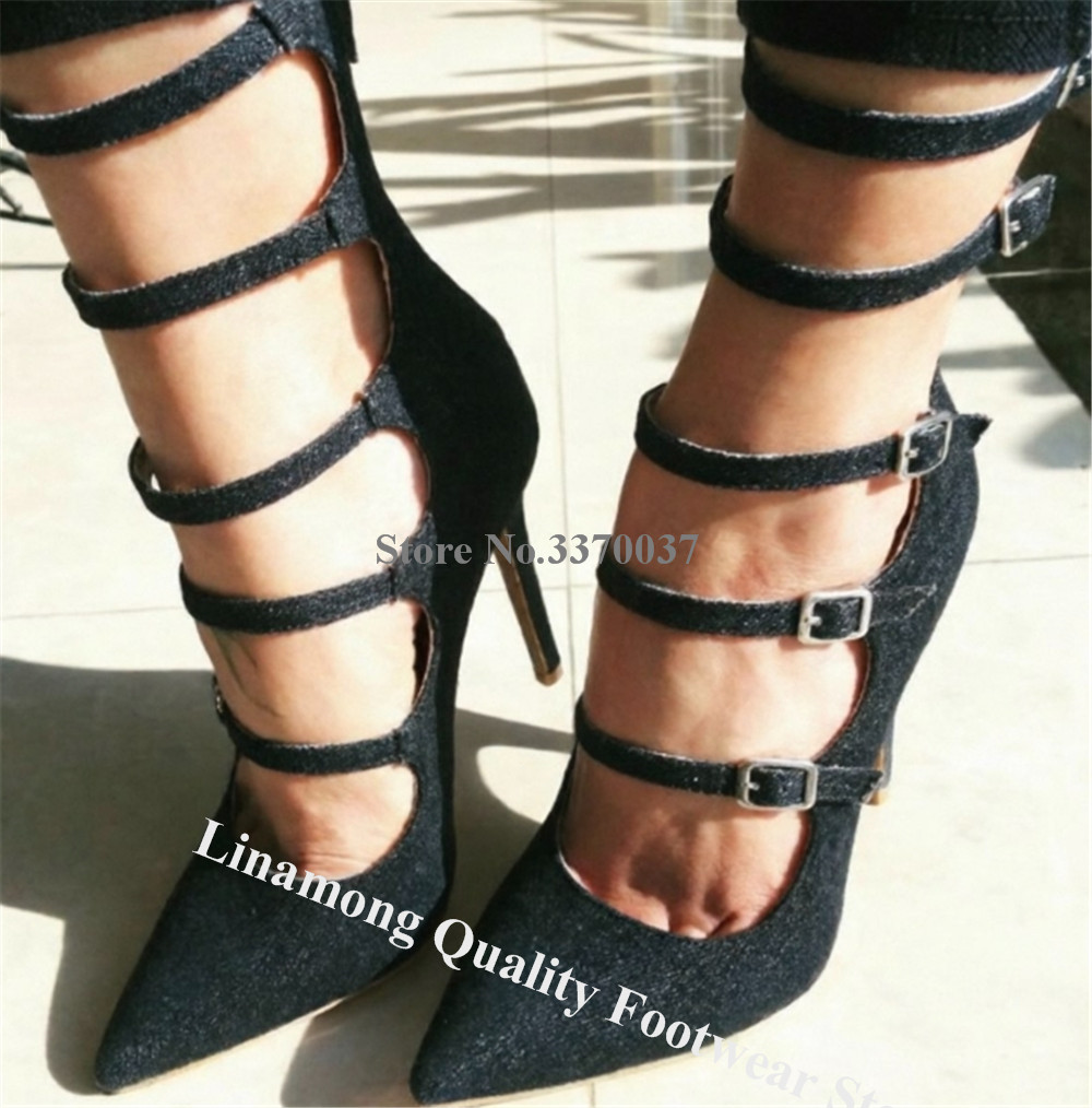 Linamong Newest Spring Pumps S - Mens Fashion Denim 评论和价格