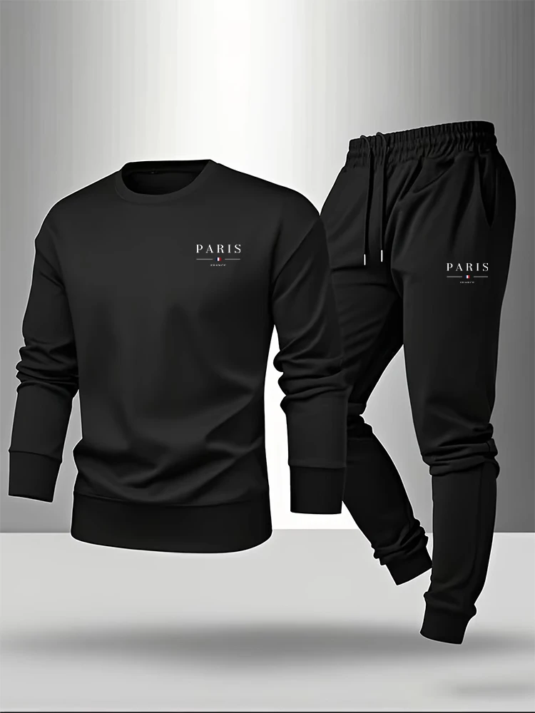 Paris Print Men's Set Pullover - Paris Men'S Fashion 评论和价格