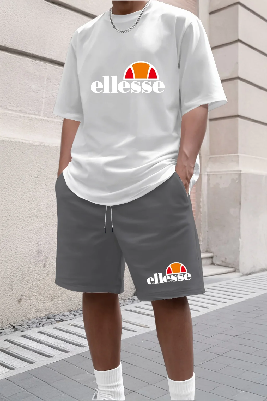 2026 Summer New Men Casual Cre - Men'S Fashion Outfits 2026 评论和价格