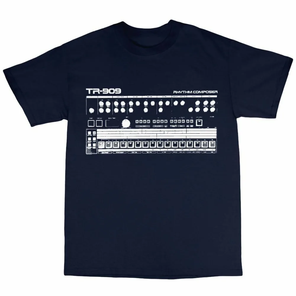 Tr-909 Inspired T-Shirt 100% C - Men'S Fashion Online 评论和价格