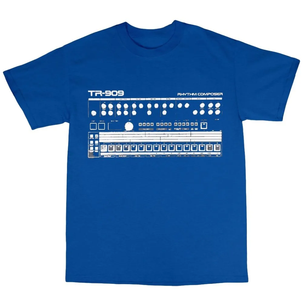 Tr-909 Inspired T-Shirt 100% C - Men'S Fashion Online 评论和价格