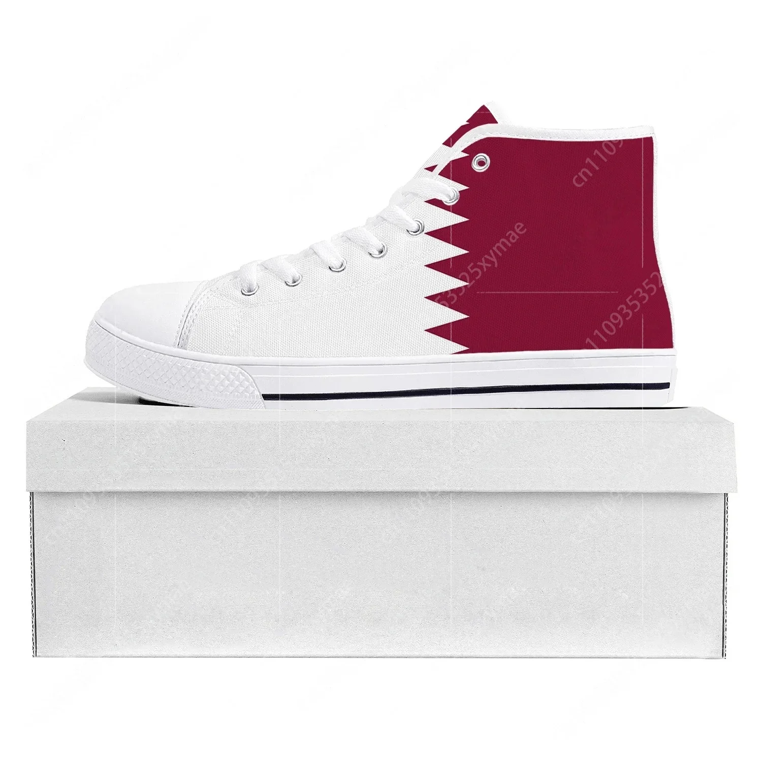 Qatar Flag High Top High Quali - Men'S Fashion Qatar 评论和价格