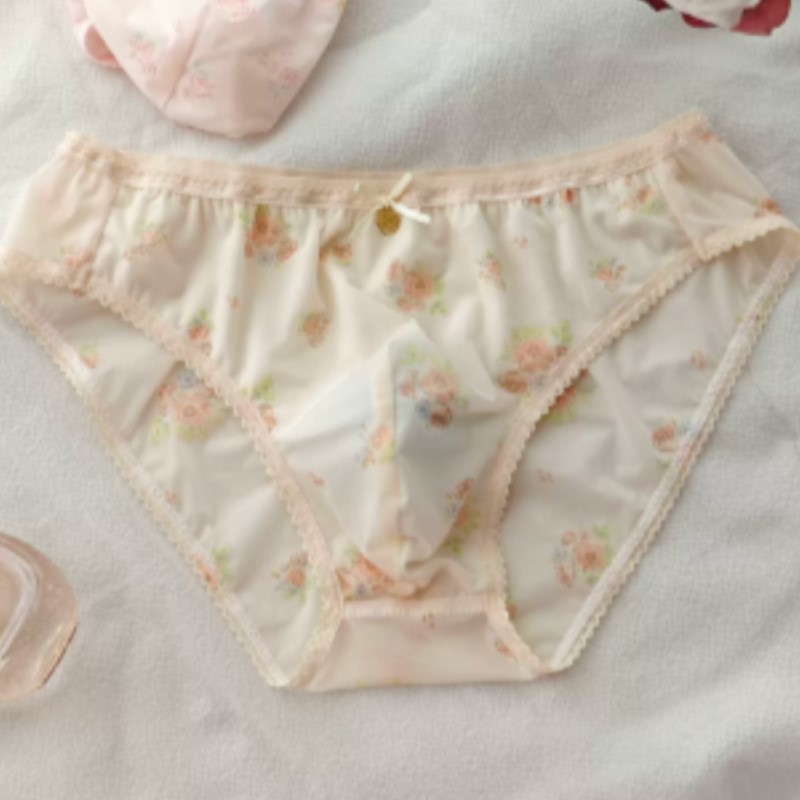 Japanese New Sweet Floral Bow  - Men'S Fashion Underwear 评论和价格