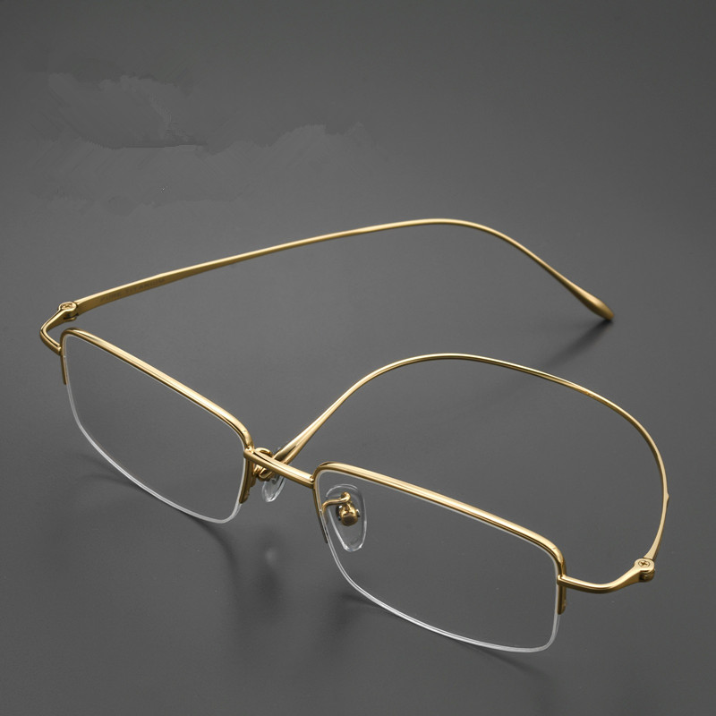 Fashionable Business Pure Tita - Men'S Fashion Non Prescription Glasses 评论和价格