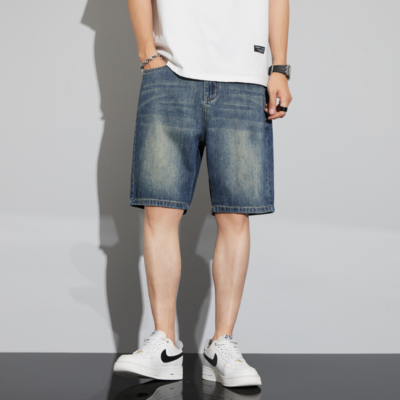 Men's Vintage Denim Shorts Sum - Men'S Fashion Jeans 评论和价格