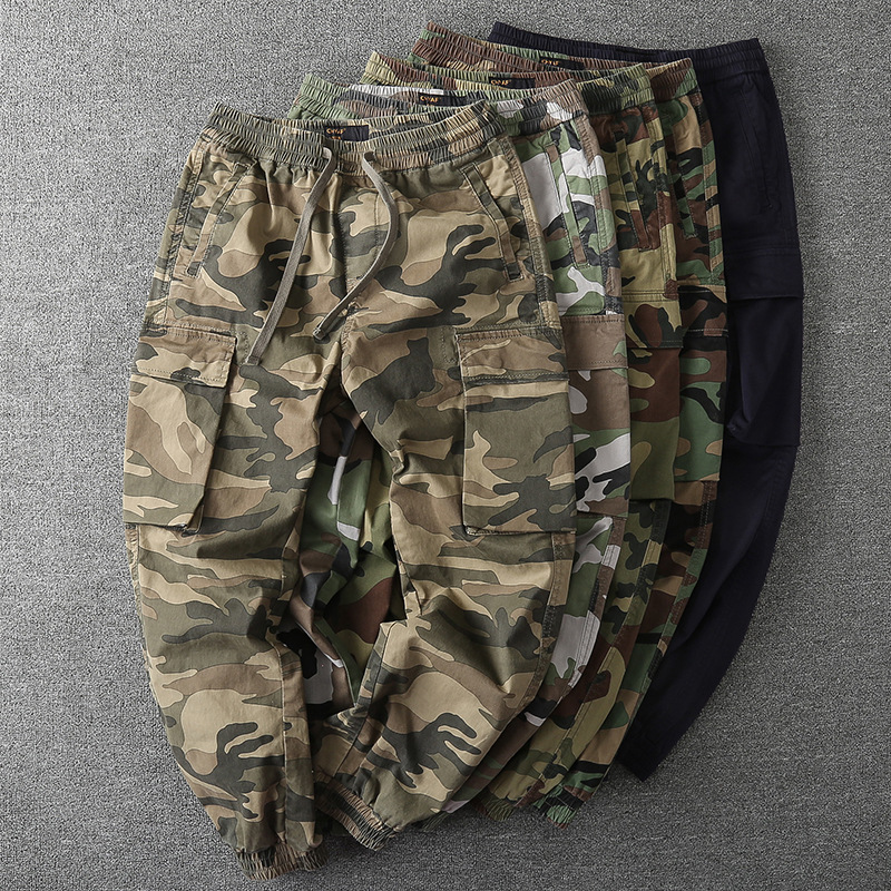 Vintage Camo Multi Pocket Carg - Mens Fashion Camo Pants 评论和价格