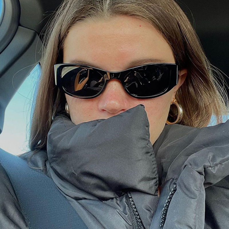 Small Frame Y2K Sunglasses New - Men'S Fashion Y2K 评论和价格