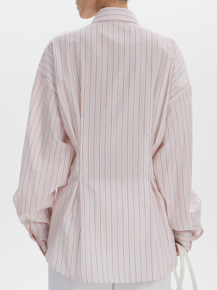 YERMORA Pink Striped Necktie B - Men'S Fashion Pink Shirt 评论和价格