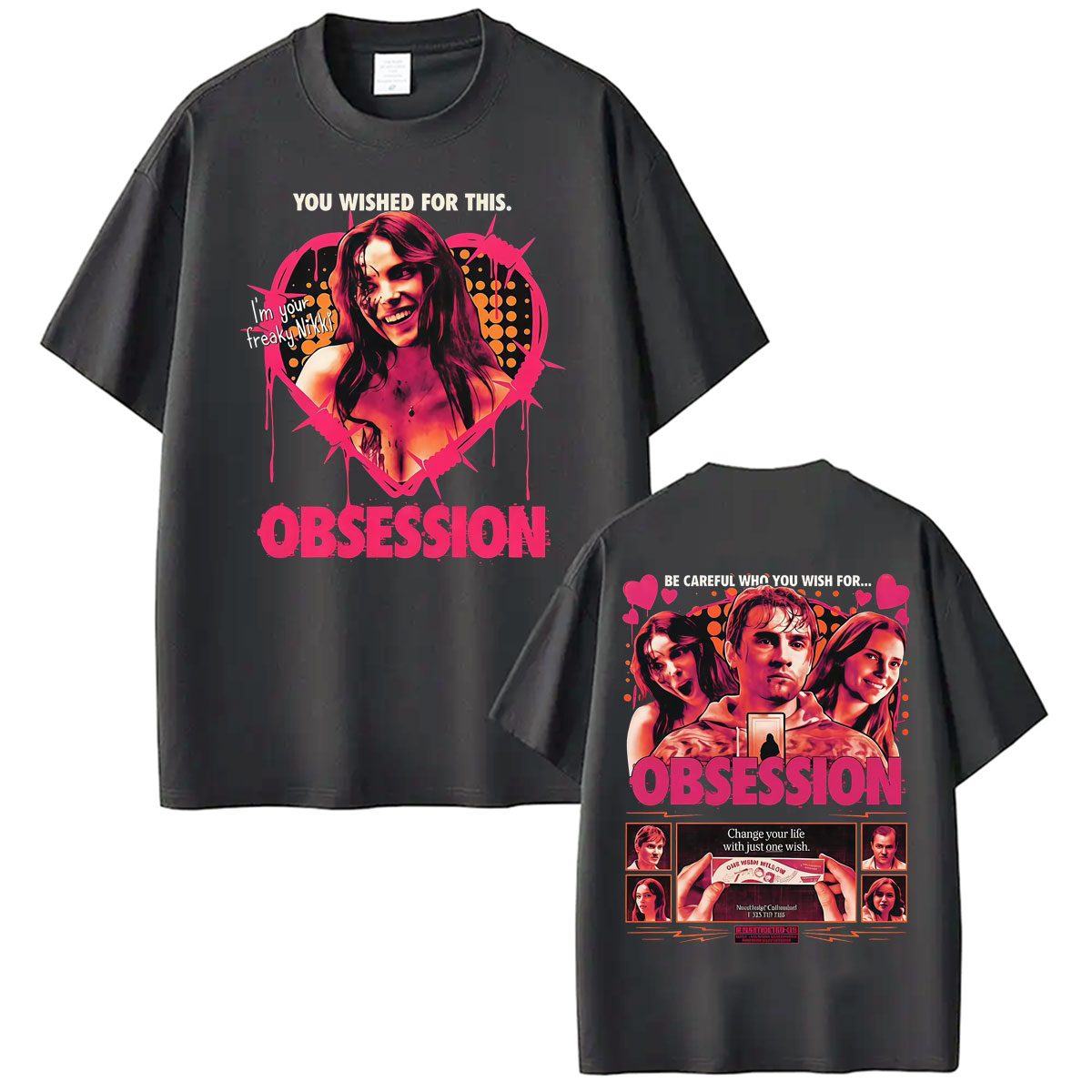 One Wish Willow Obsession Horr - Men'S Fashion Pink Shirt 评论和价格