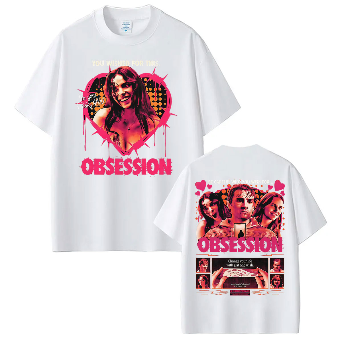 One Wish Willow Obsession Horr - Men'S Fashion Pink Shirt 评论和价格