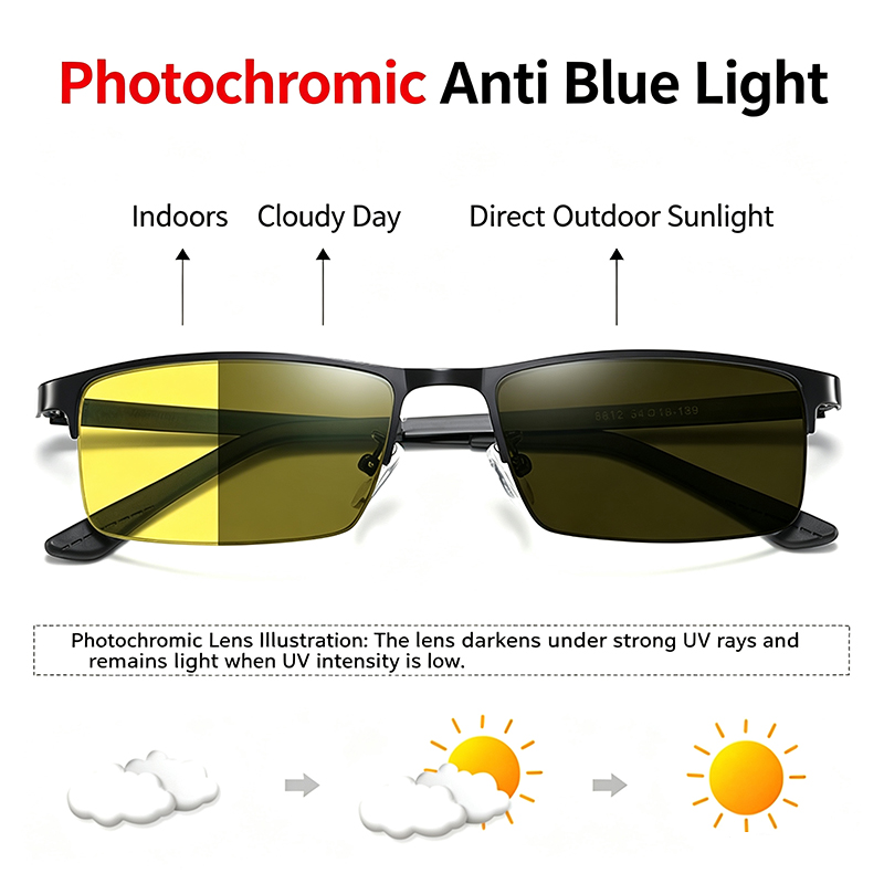 Yellow Night Vision Photochrom - Yellow Men'S Fashion 评论和价格