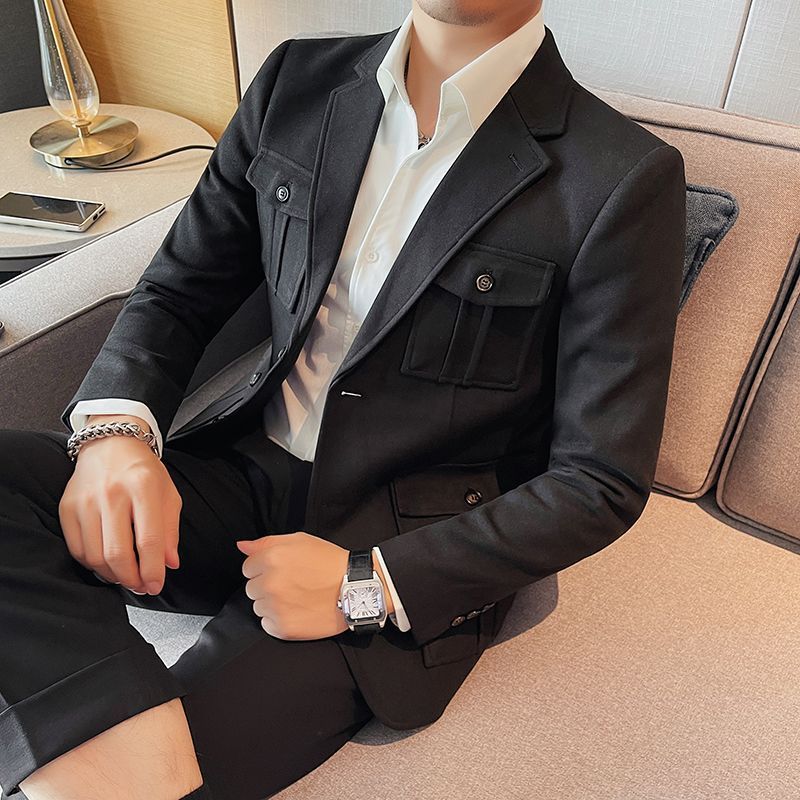 Fashion Light Luxury New Tweed - Men'S Fashion Light Jacket 评论和价格