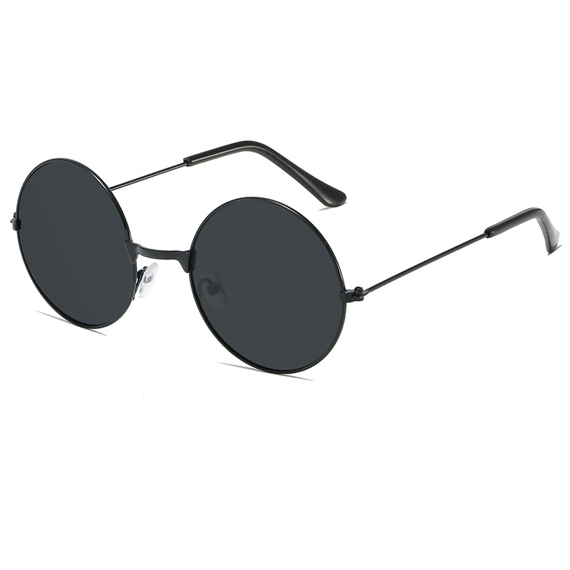 Classic Vintage Round Frame Su - Yellow Men'S Fashion 评论和价格