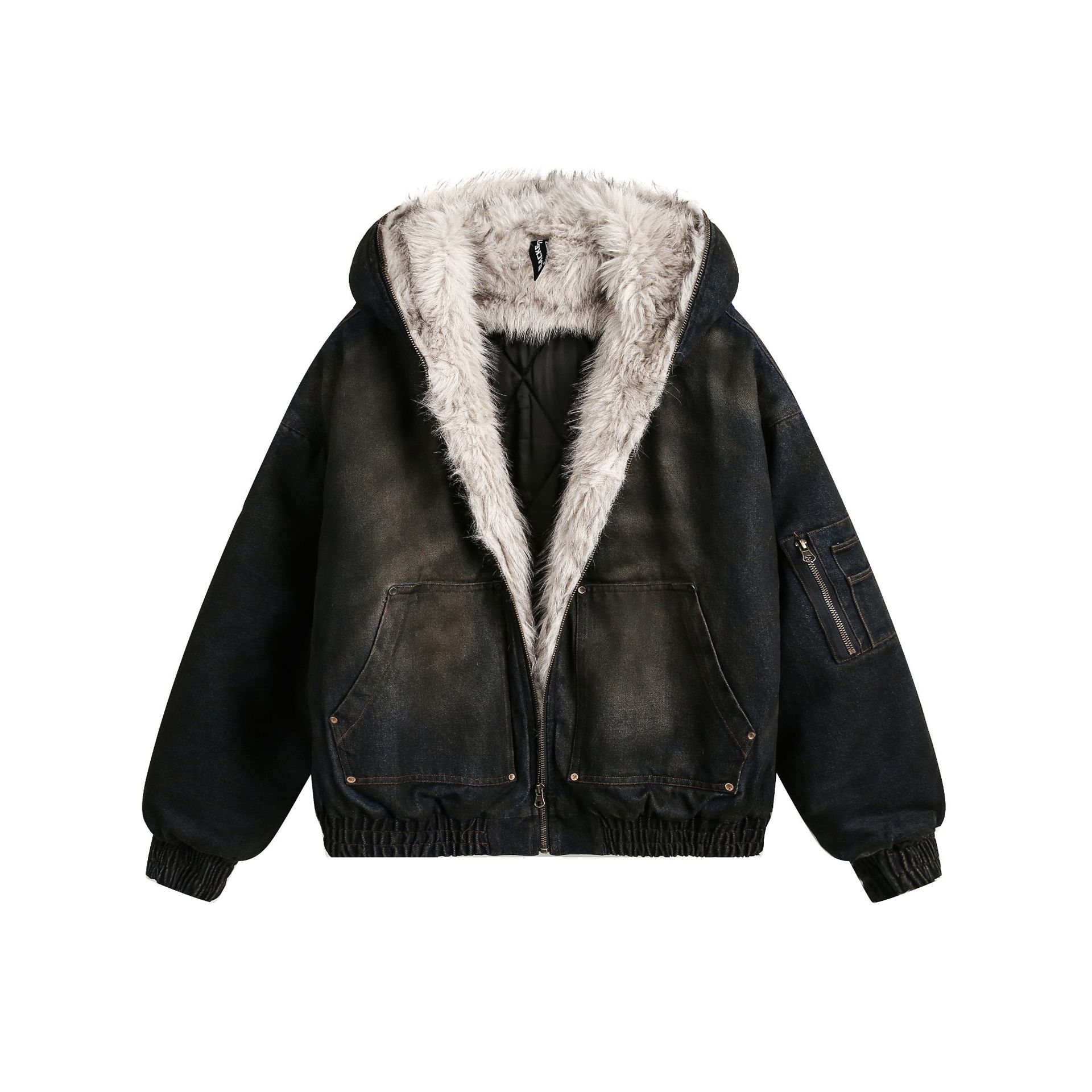 2025 Winter New American Washe - Sherpa Jacket Fleece 评论和价格