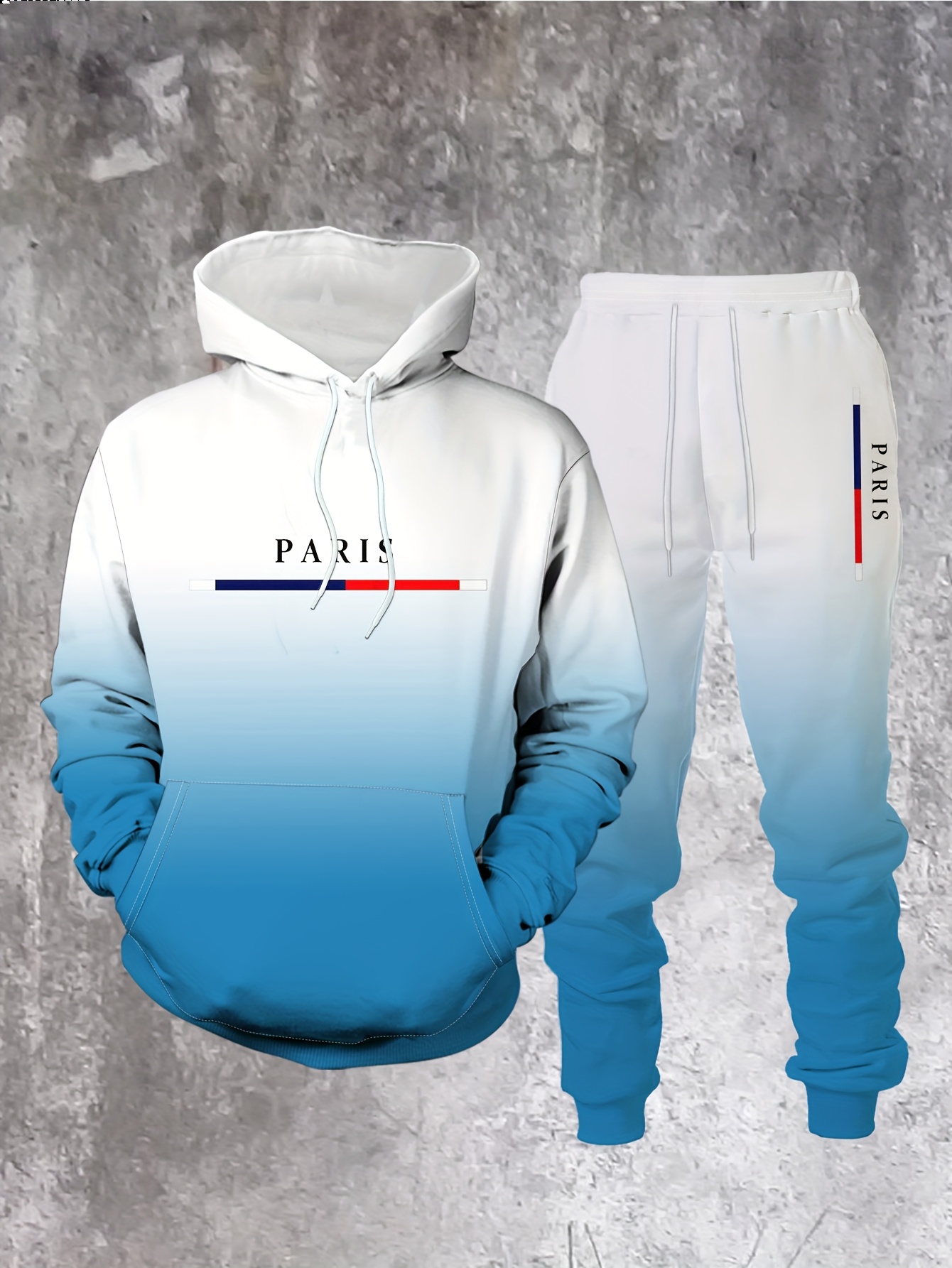 Gradient Color Paris Tracksuit - Paris Men'S Fashion 评论和价格