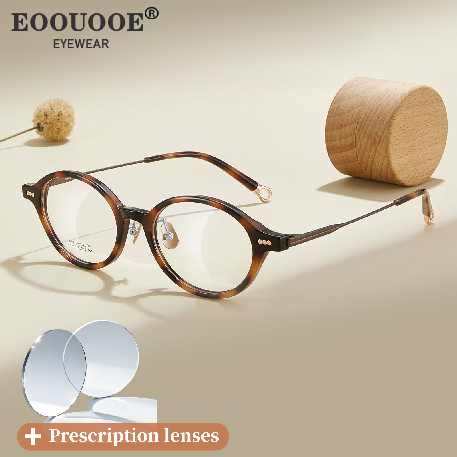 New Fashion TR90 Oval Glasses  - Men'S Fashion Non Prescription Glasses 评论和价格