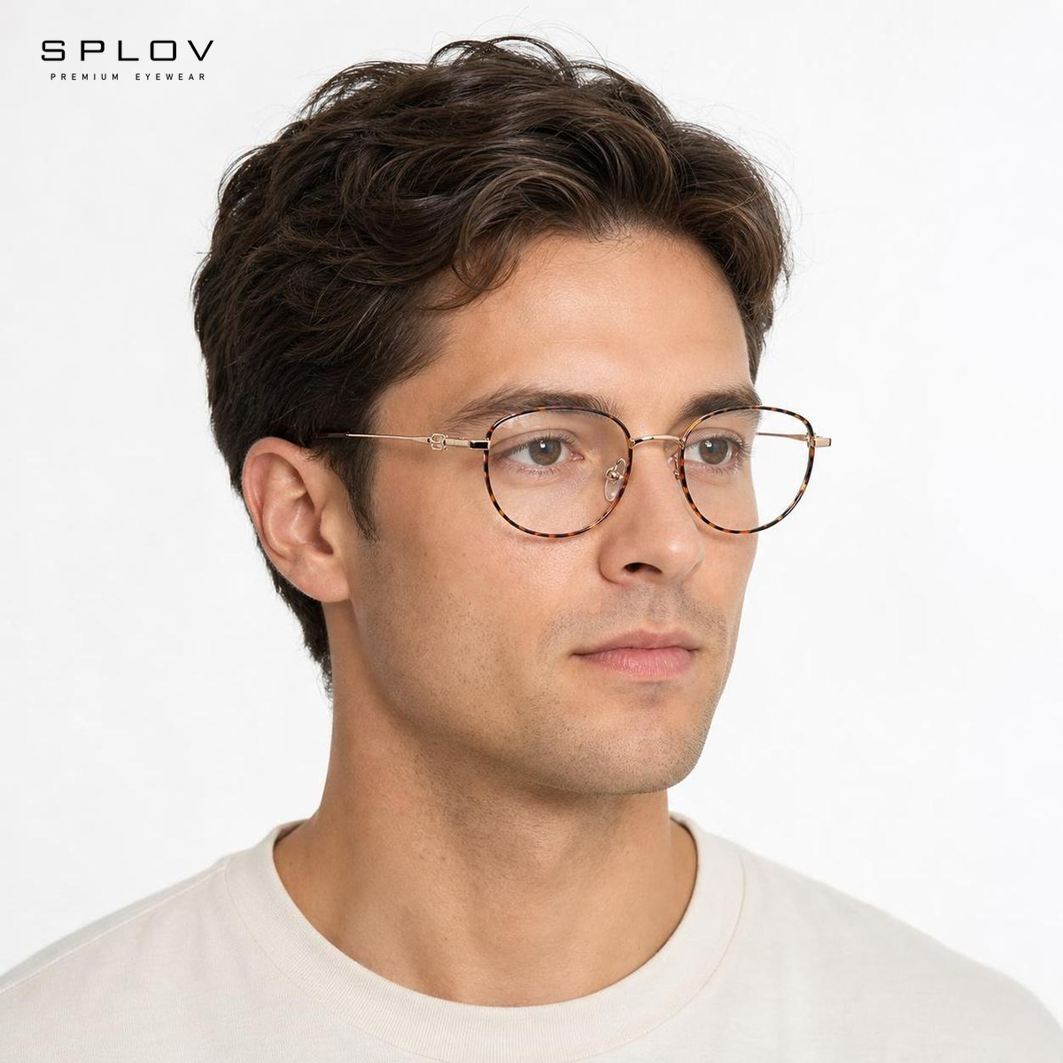 Retro Metal Cat-eye Eye Glasse - Men'S Fashion Non Prescription Glasses 评论和价格