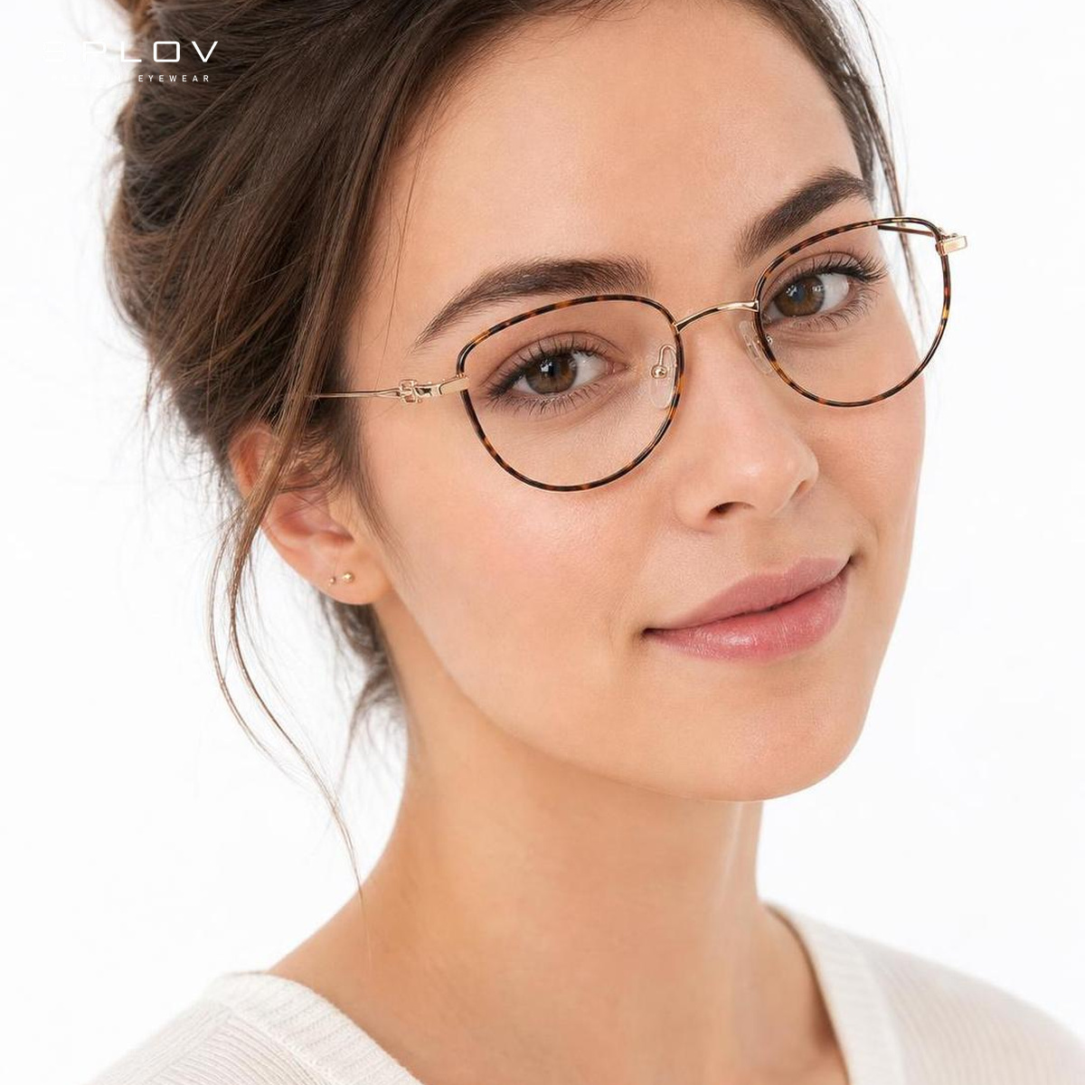 Retro Metal Cat-eye Eye Glasse - Men'S Fashion Non Prescription Glasses 评论和价格