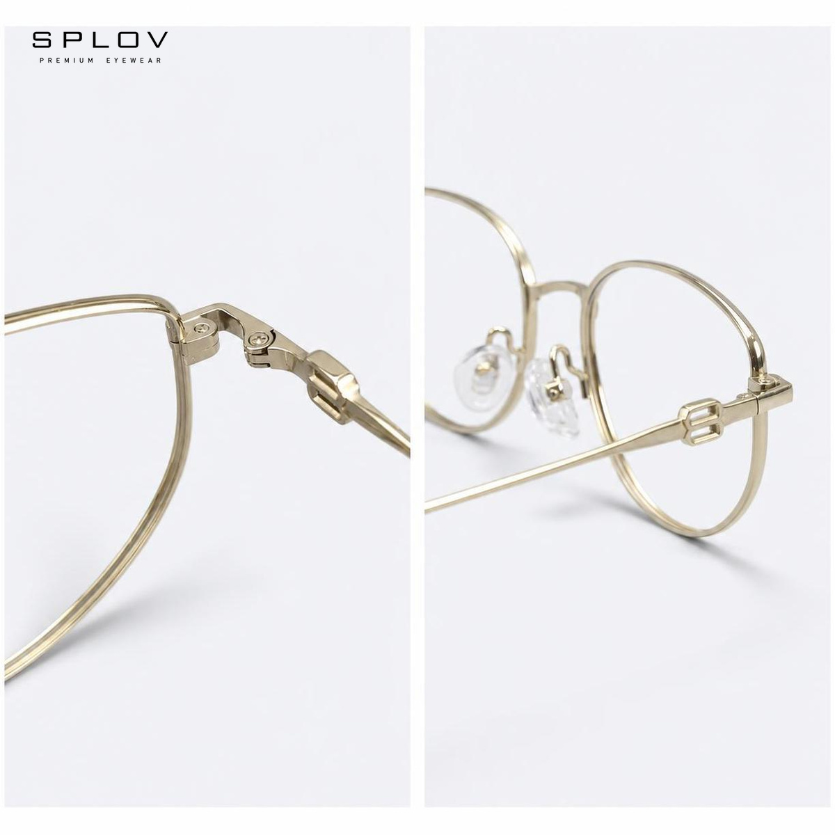 Retro Metal Cat-eye Eye Glasse - Men'S Fashion Non Prescription Glasses 评论和价格