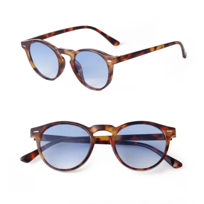 Vintage Fashion Round Sunglass - Yellow Men'S Fashion 评论和价格