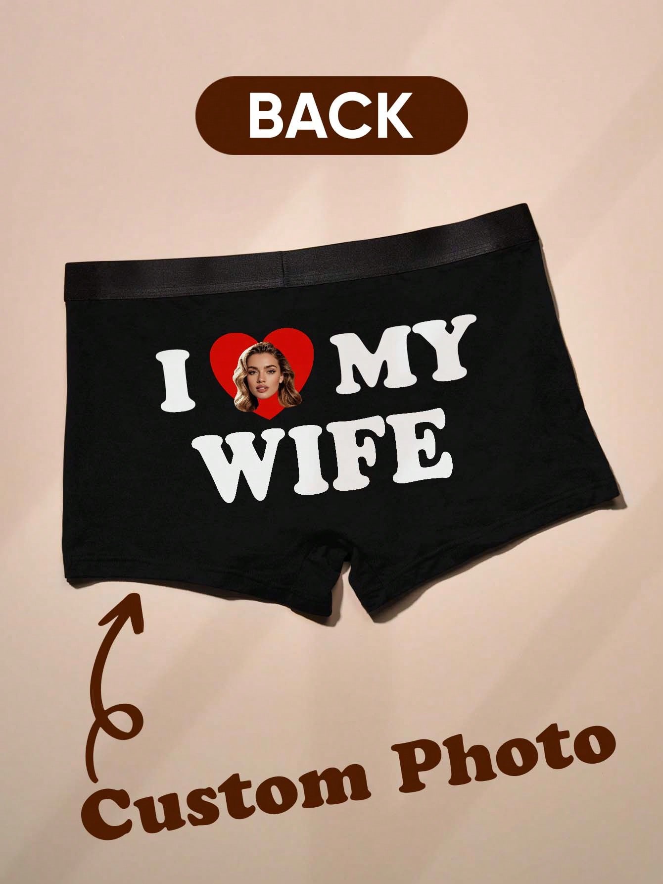 Custom Photo Boxers for Men Pe - Men'S Fashion Underwear 评论和价格