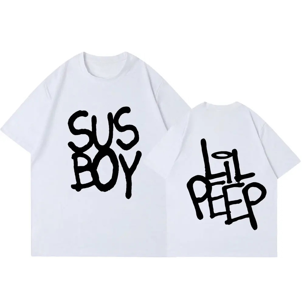 Hot Rapper Lil Peep Sus Boy Pi - Men'S Fashion Pink Shirt 评论和价格