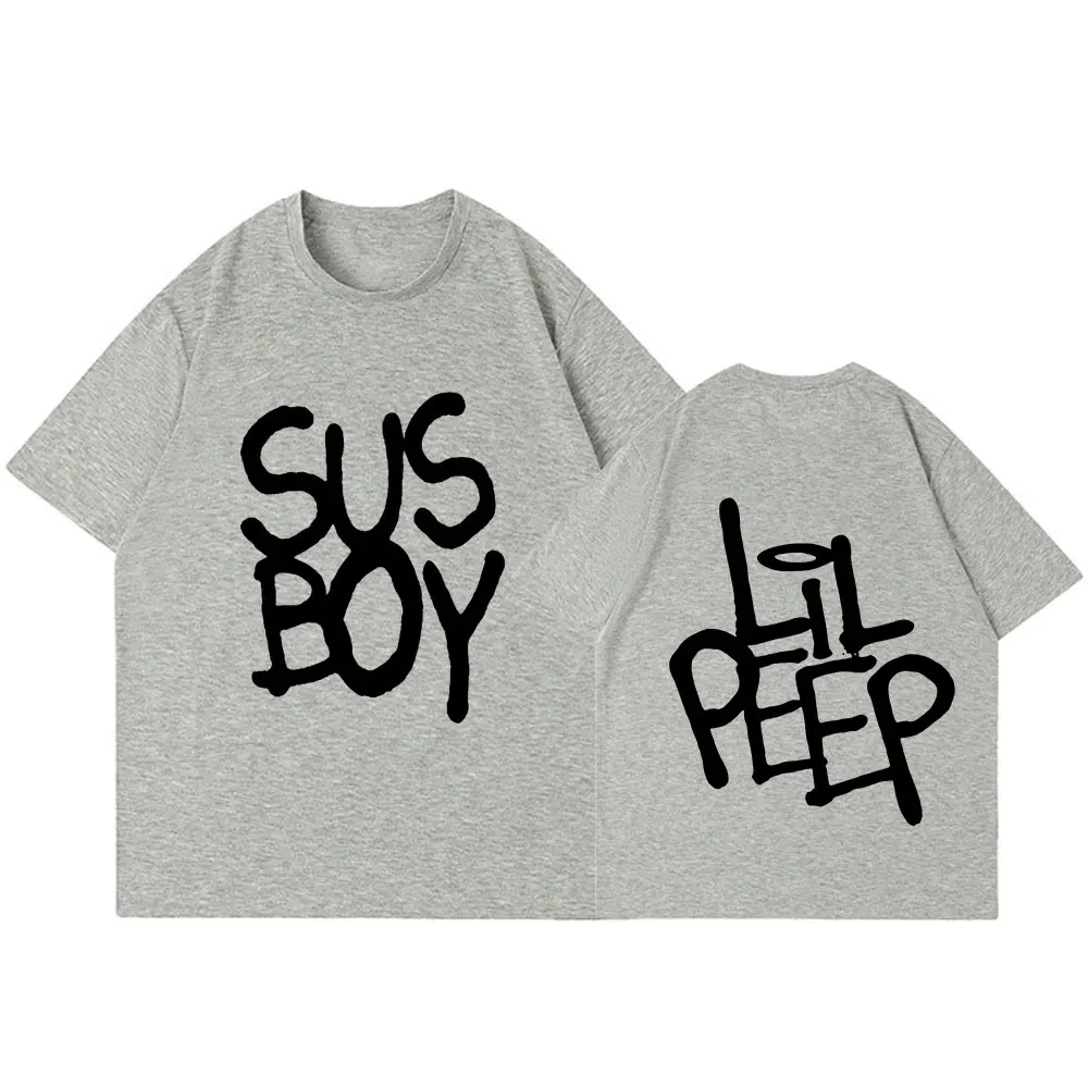 Hot Rapper Lil Peep Sus Boy Pi - Men'S Fashion Pink Shirt 评论和价格