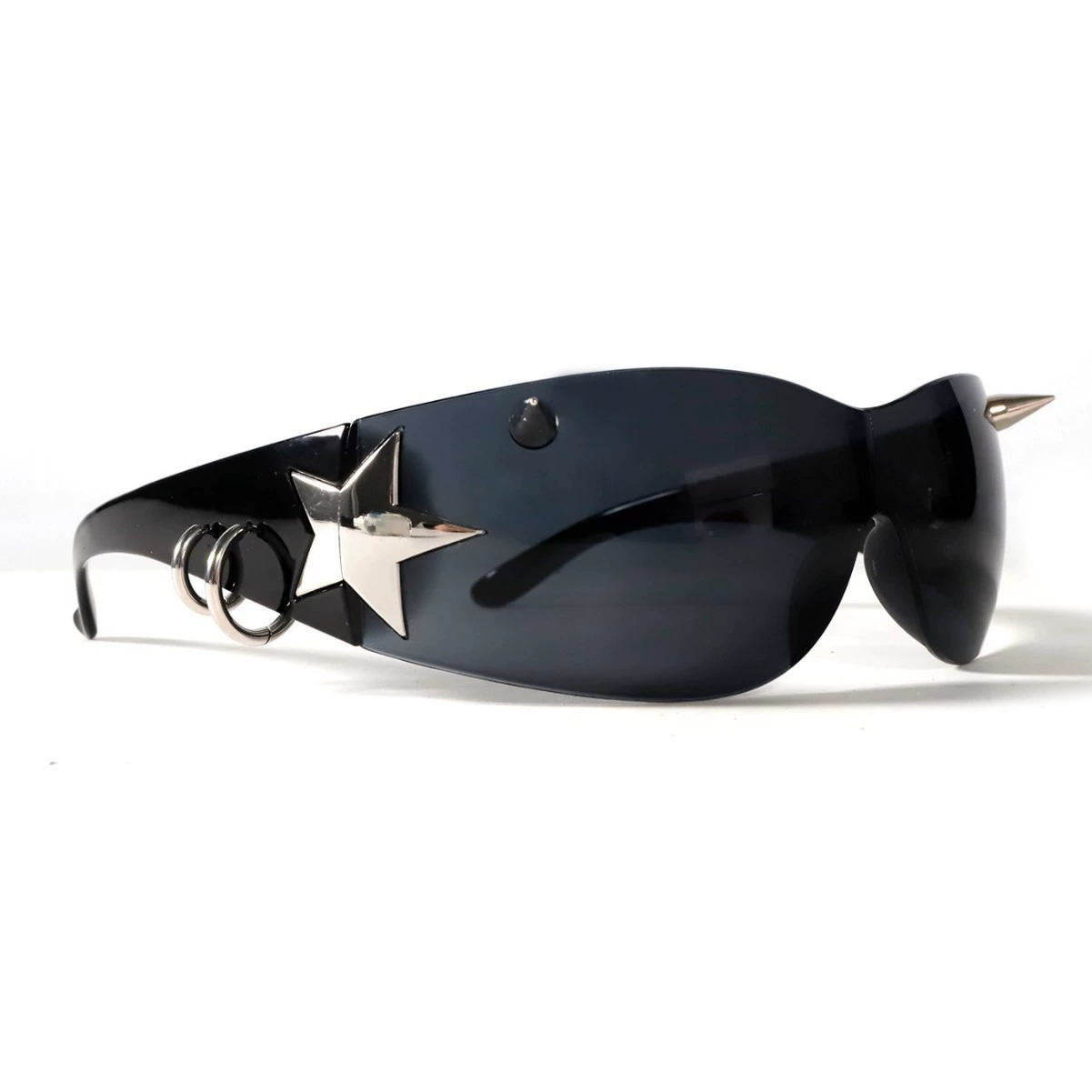 Rivet Punk Metal Star Frame Gl - Men'S Fashion Y2K 评论和价格