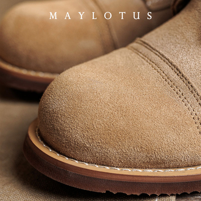 Suede Boot Goodyear-Welted Mot - Fashion Men'S Boots 评论和价格