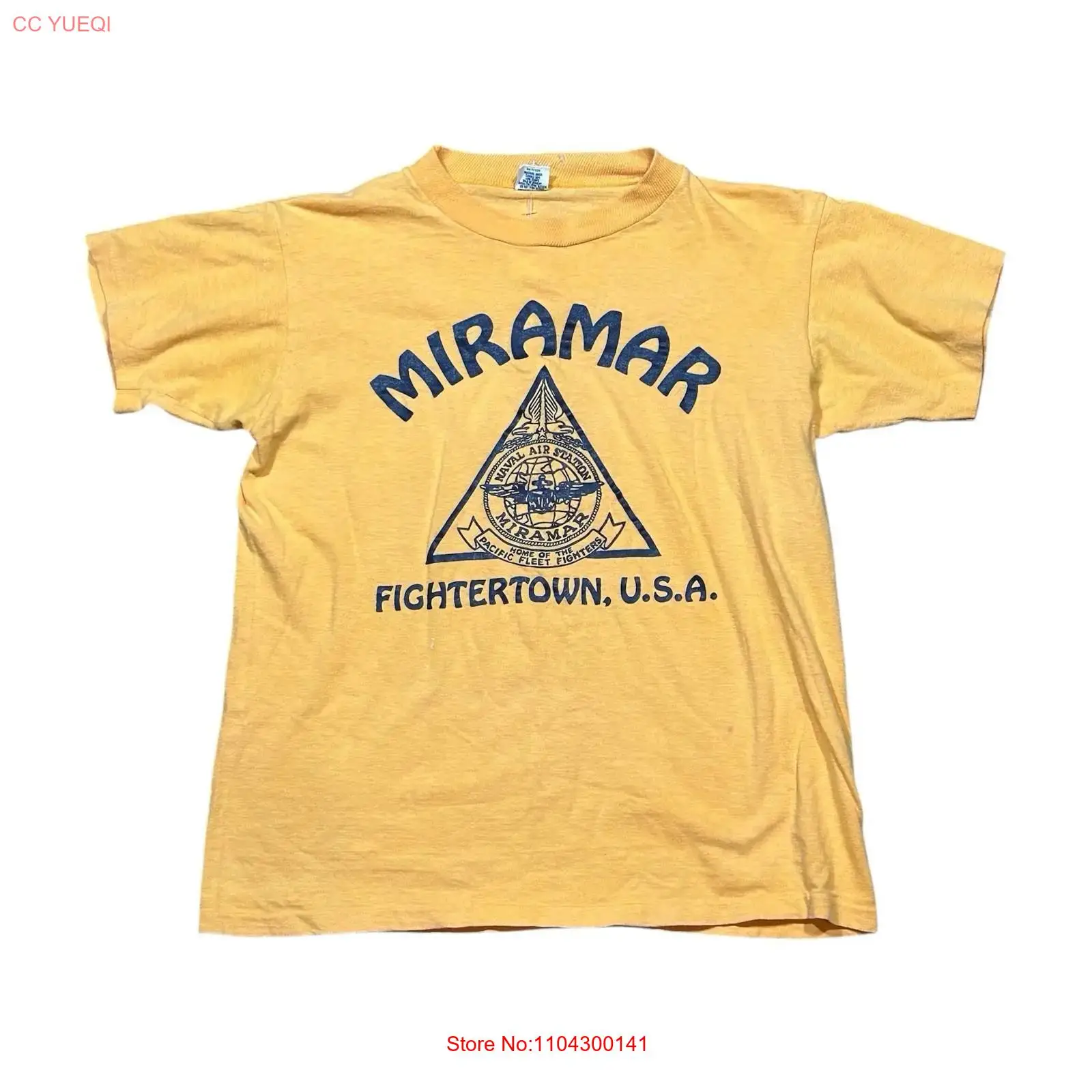 VTG 80s Miramar Fightertown US - Yellow Men'S Fashion 评论和价格