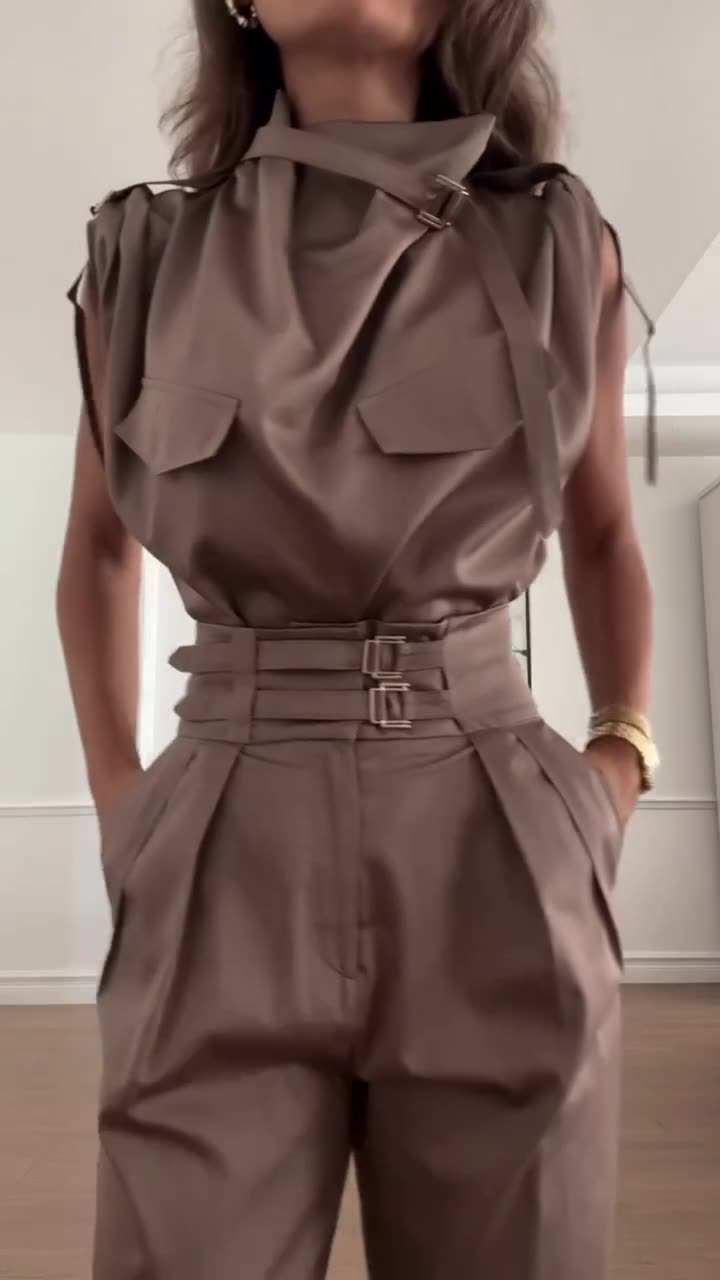 Summer Women Turtleneck Patchw - Men'S Fashion Outfits 2026 评论和价格