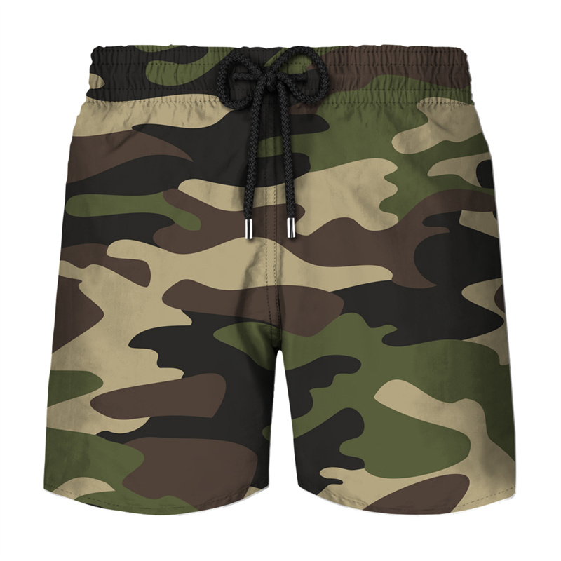 Classic Camouflage Board Short - Mens Fashion Camo Pants 评论和价格