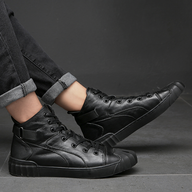 Genuine Leather Casual Short B - Men'S Fashion Loafers Shoes 评论和价格