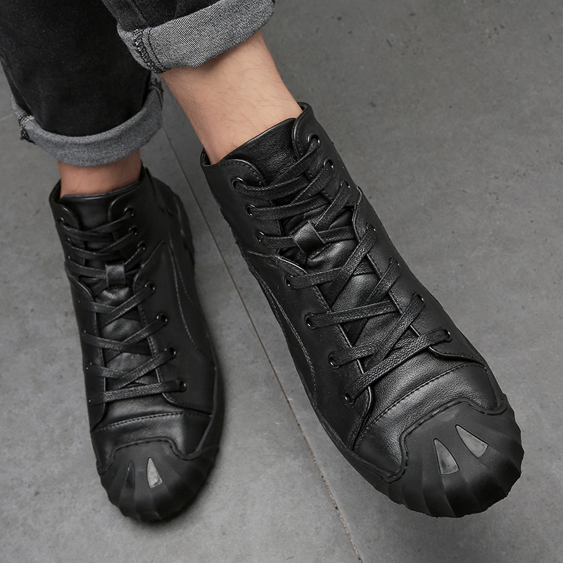 Genuine Leather Casual Short B - Men'S Fashion Loafers Shoes 评论和价格