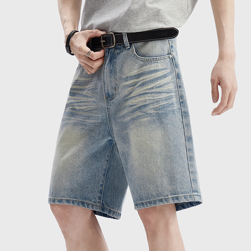 Vintage Washed Denim Shorts Me - Men'S Fashion Jeans 评论和价格