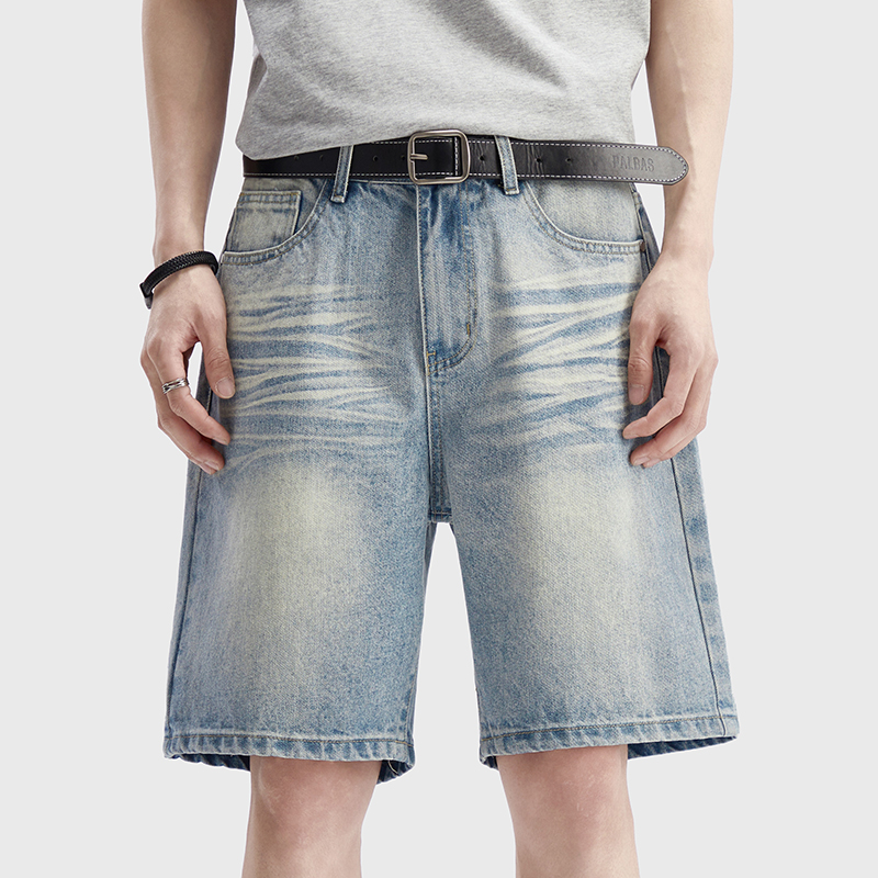 Vintage Washed Denim Shorts Me - Men'S Fashion Jeans 评论和价格