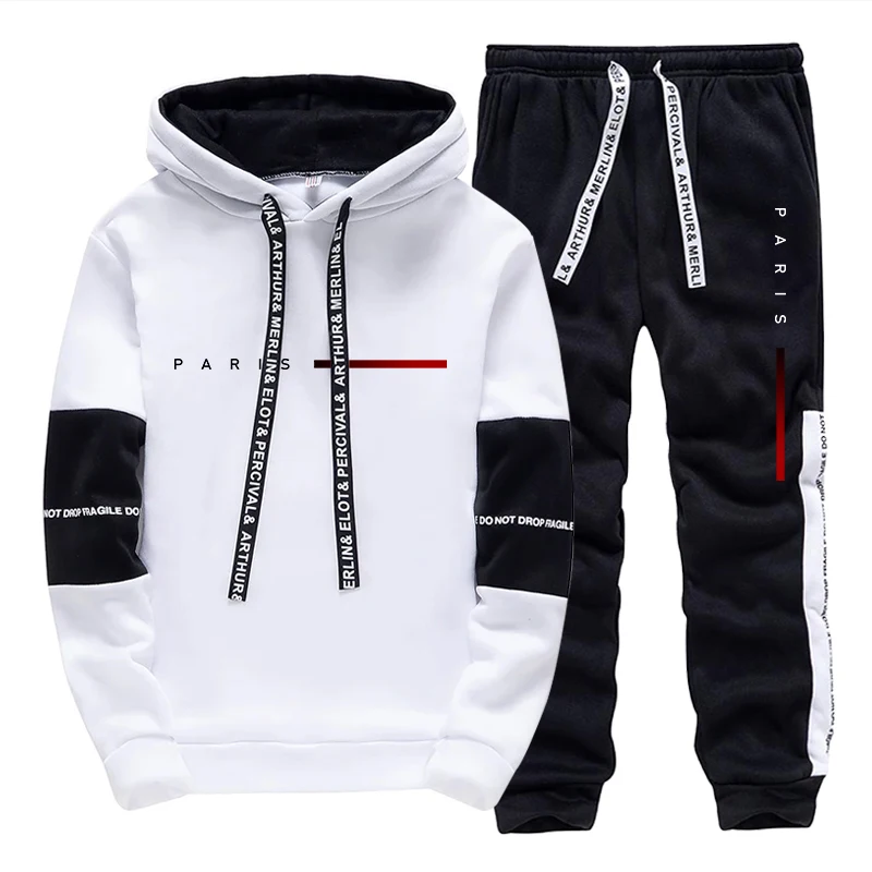 Men's Set Paris Fashion Hoodie - Paris Men'S Fashion 评论和价格