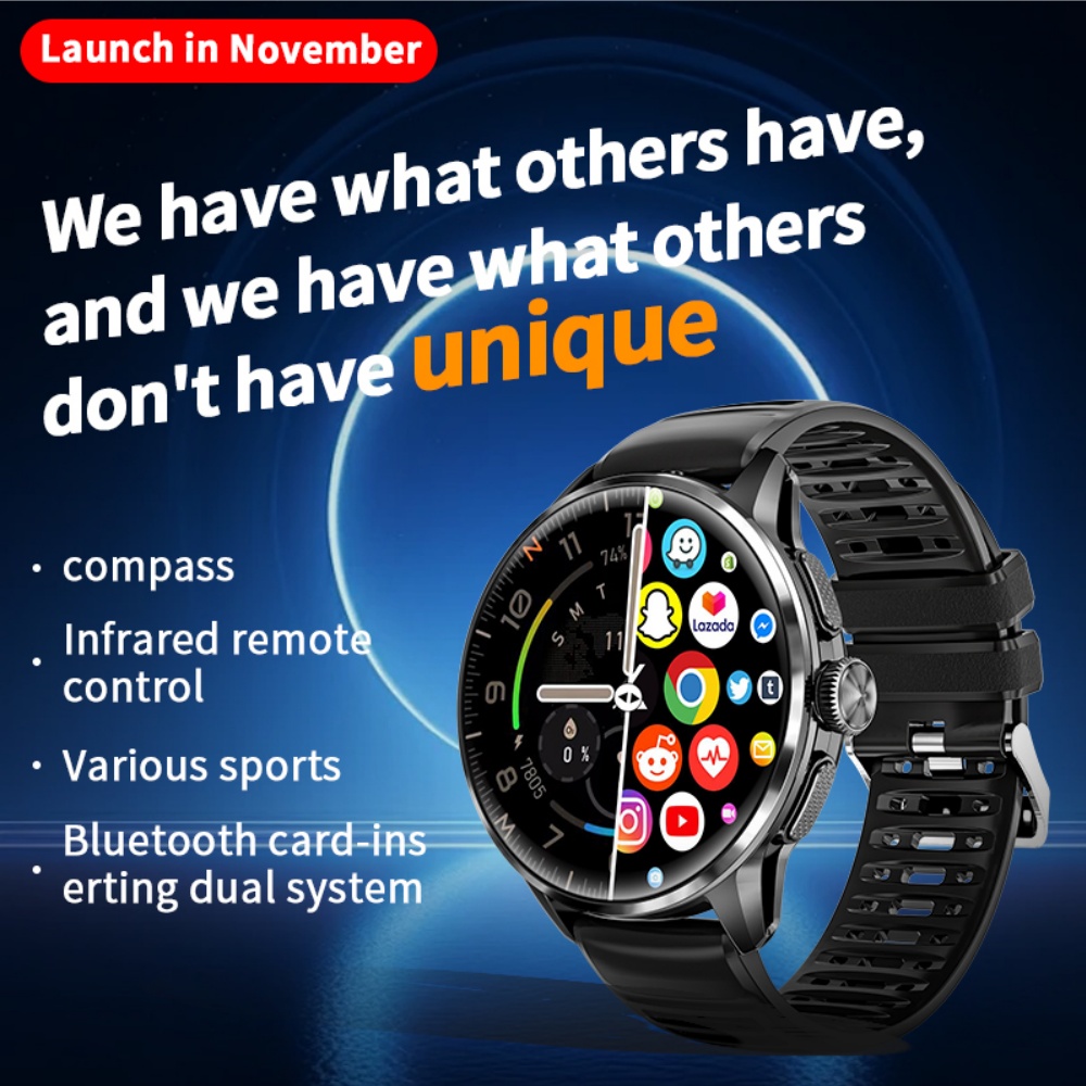 H100 Android Smart Watch 4G/5G - Men'S Fashion App 评论和价格
