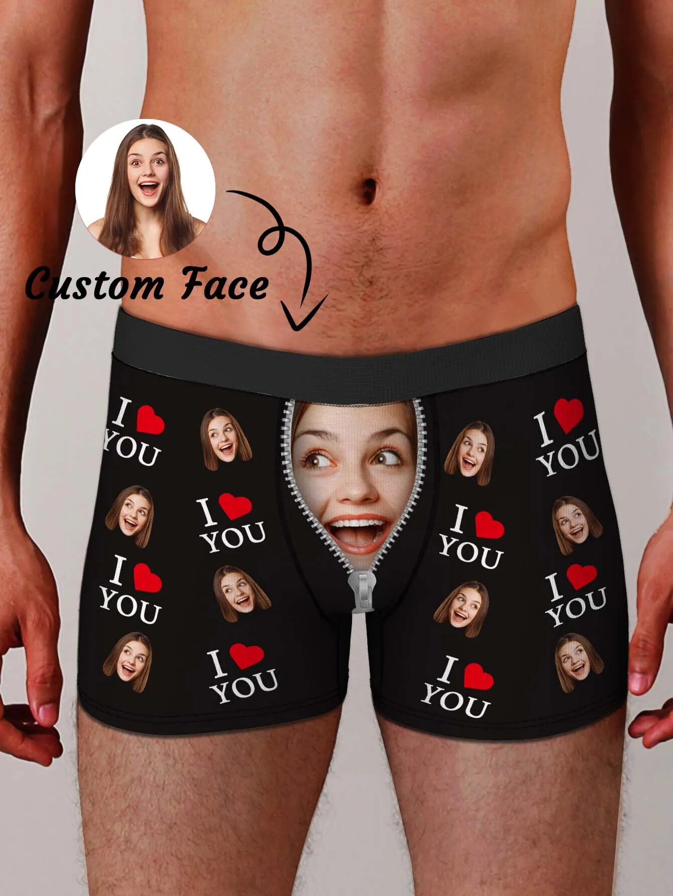 Custom Photo Mens Boxer Briefs - Men'S Fashion Underwear 评论和价格