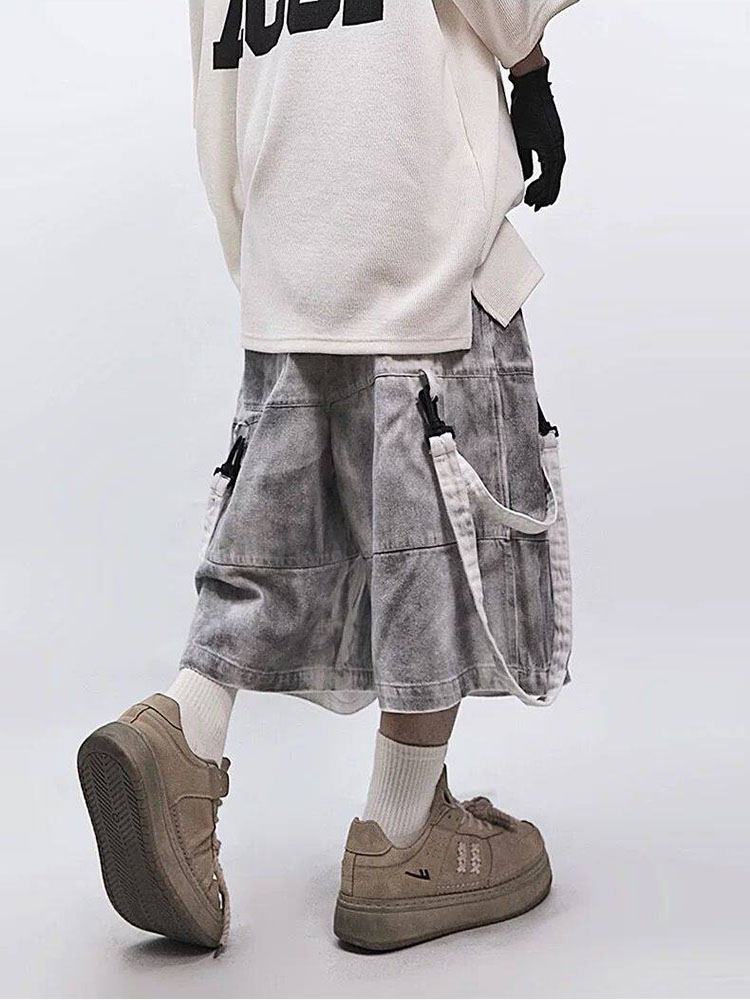 Retro Hip-hop Men's Ripped Jea - Men'S Fashion Jeans 评论和价格