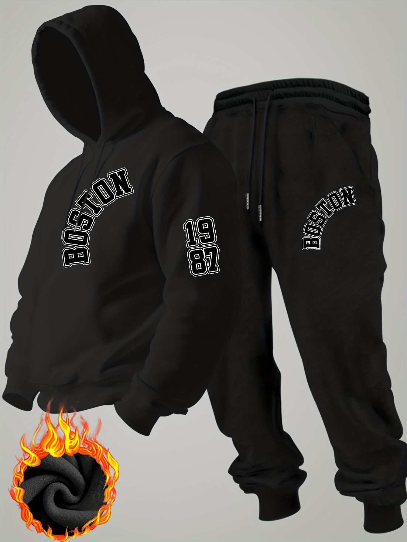 2026 new Men Winter Fleece Hoo - Men'S Fashion Y2K 评论和价格